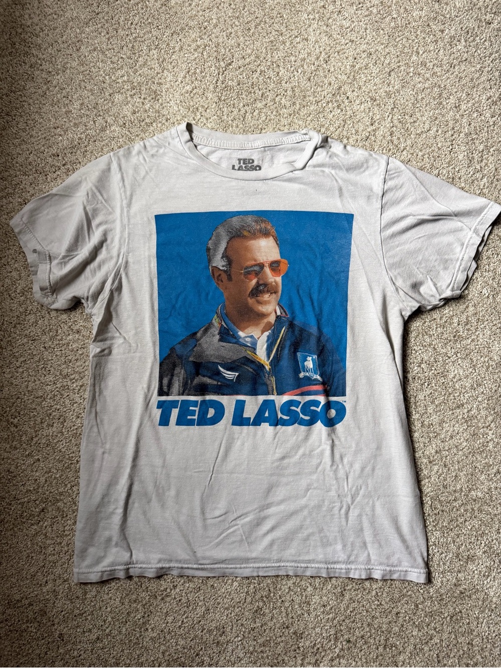 Ted Lasso White Graphic Short-Sleeve Tee